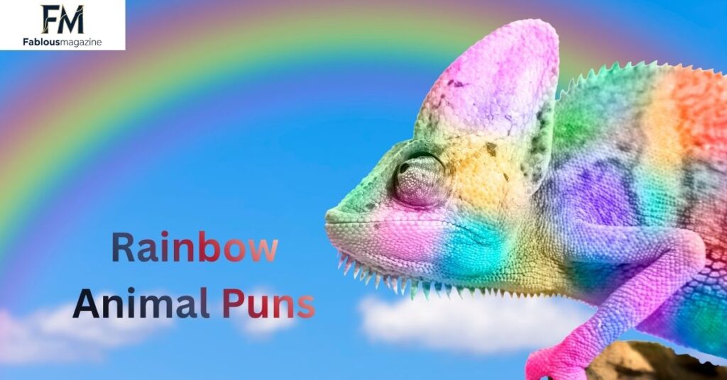 Rainbow Animal Puns