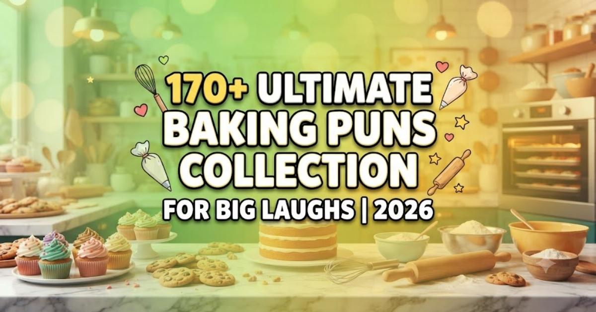170+ Ultimate Baking Puns Collection for Big Laughs | 2026