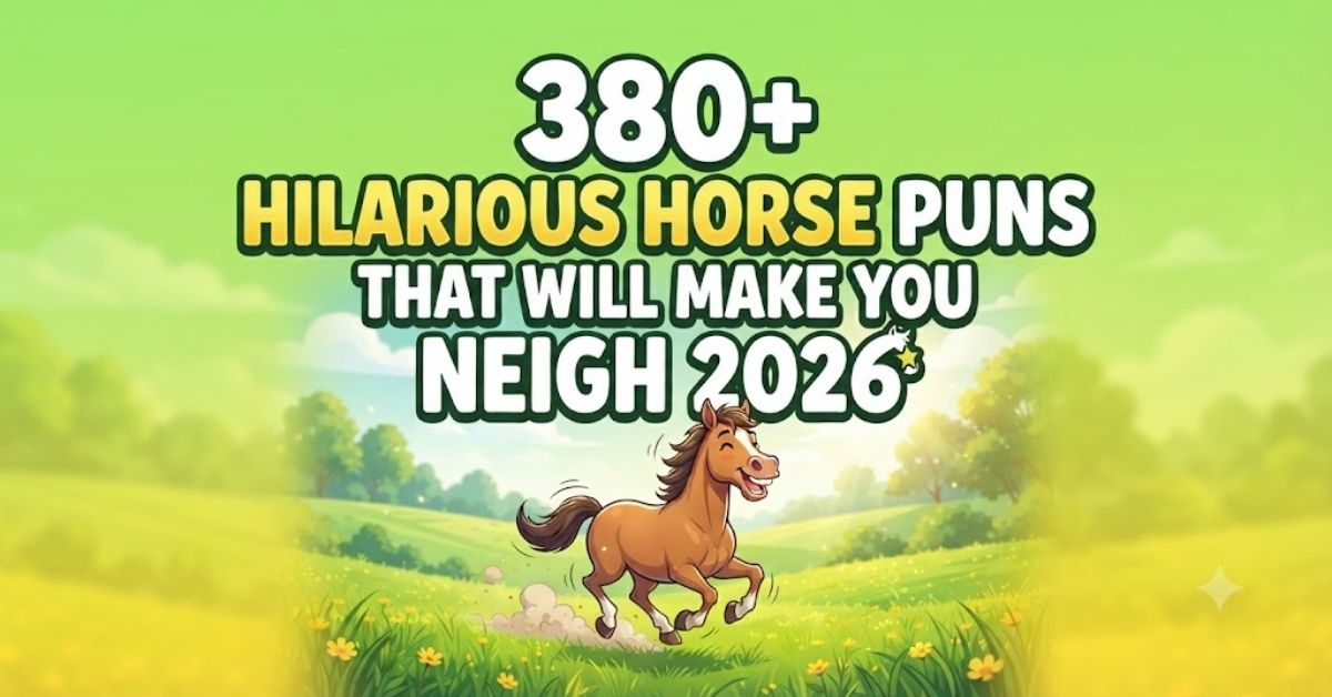 380+ Hilarious Horse Puns That Will Make You Neigh 2026