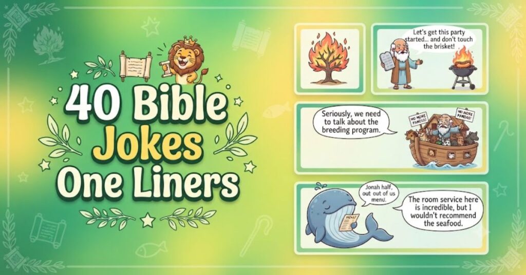40 Bible Jokes One Liners