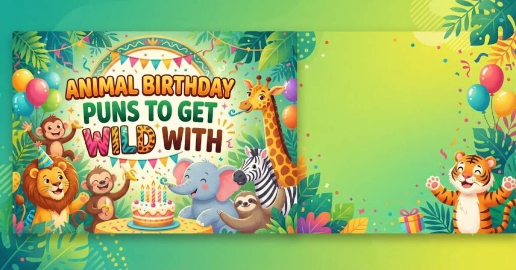 Animal Birthday Puns to Get Wild With