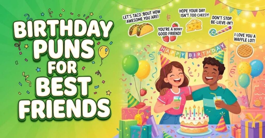 Birthday Puns for Best Friends