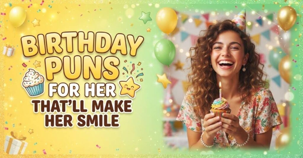 Birthday Puns for Her That’ll Make Her Smile