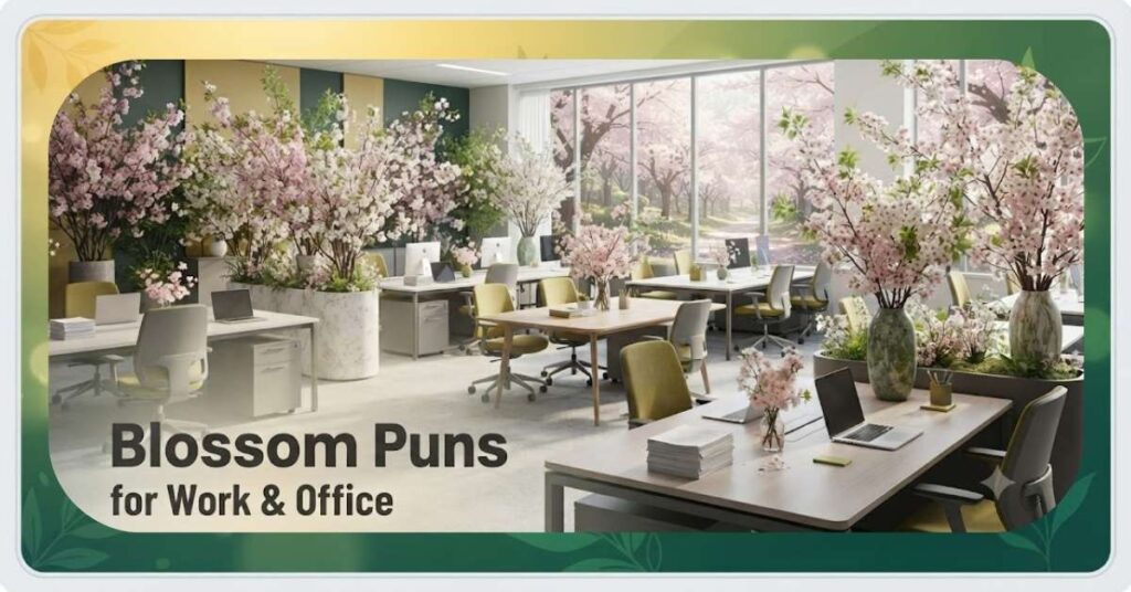 Blossom Puns for Work & Office