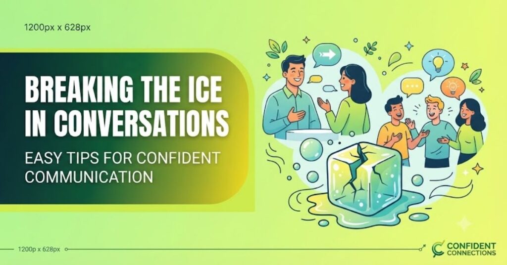 Breaking the Ice in Conversations