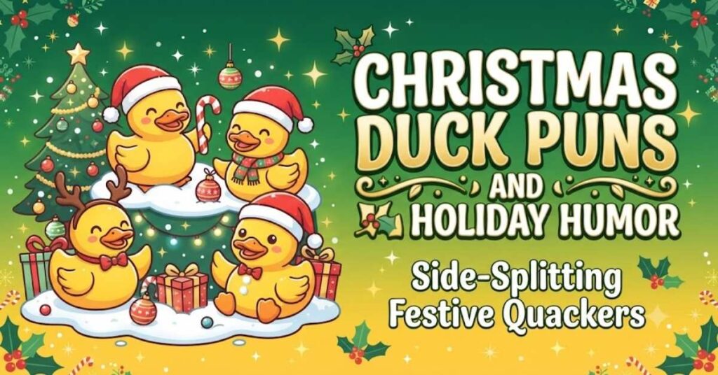 Christmas Duck Puns and Holiday Humor