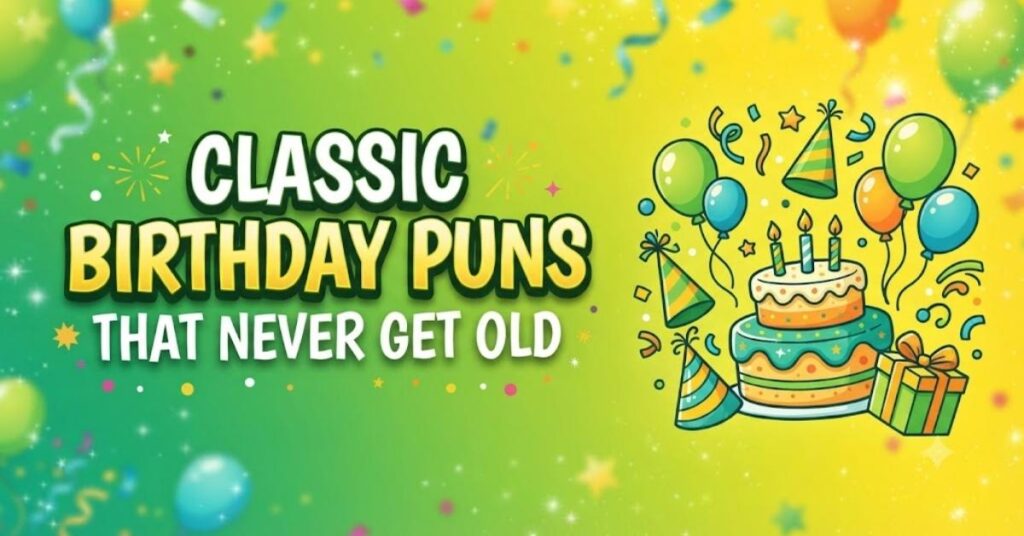 Classic Birthday Puns That Never Get Old