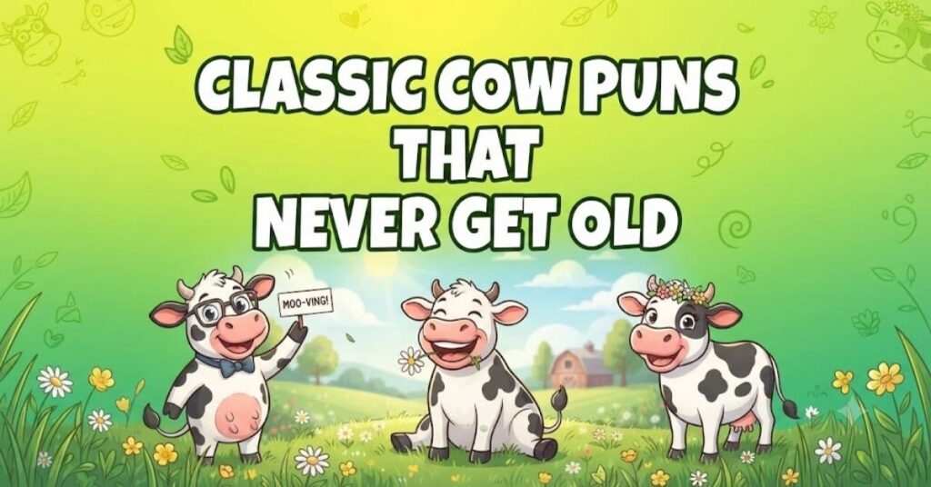 Classic Cow Puns That Never Get Old