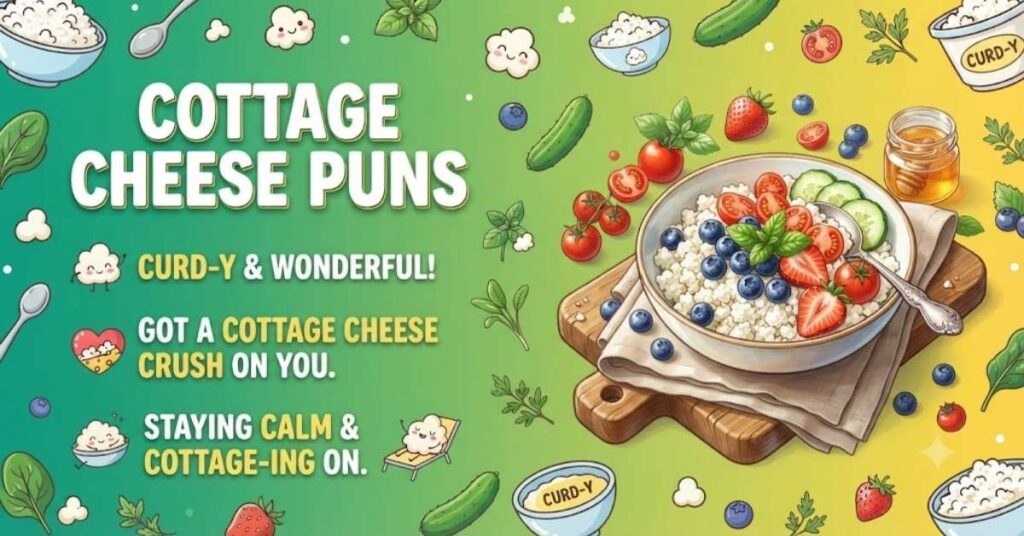 Cottage Cheese Puns