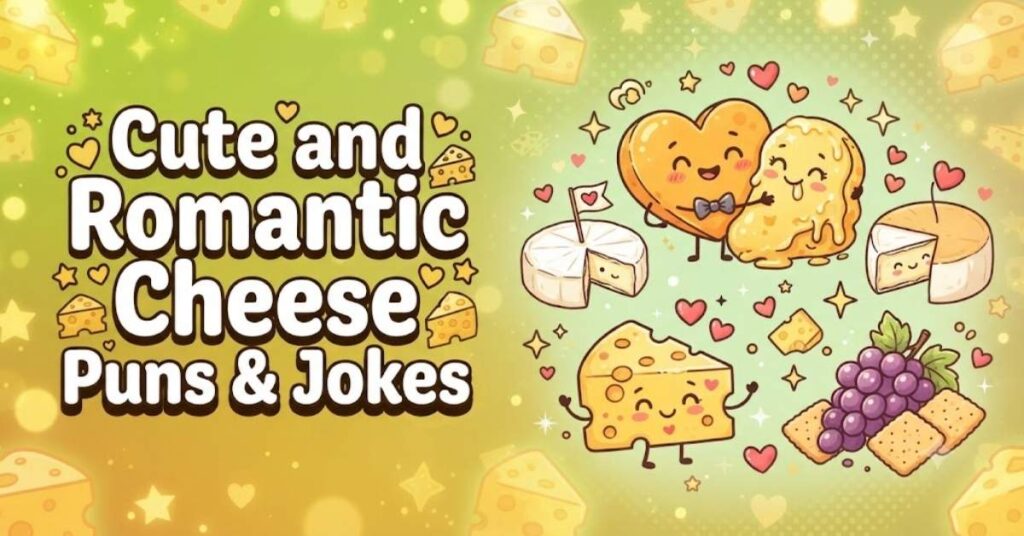 Cute and Romantic Cheese Puns & Jokes