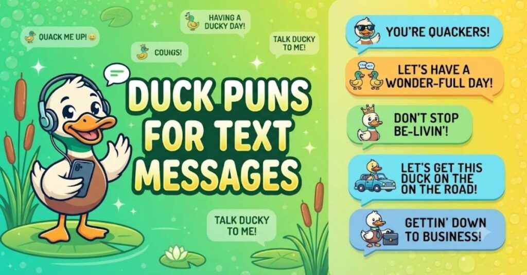 Duck Puns for Text Messages