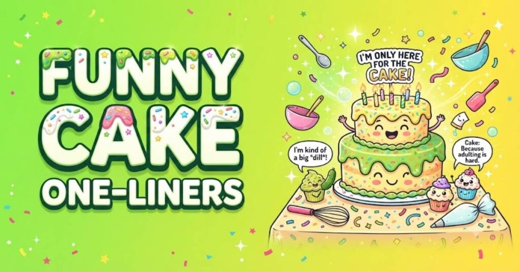  Funny Cake One-Liners