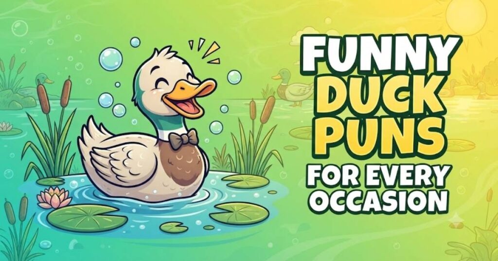 Funny Duck Puns for Every Occasion