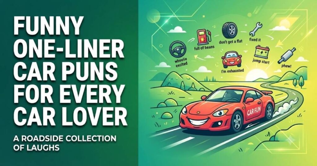 Funny One-Liner Car Puns for Every Car Lover