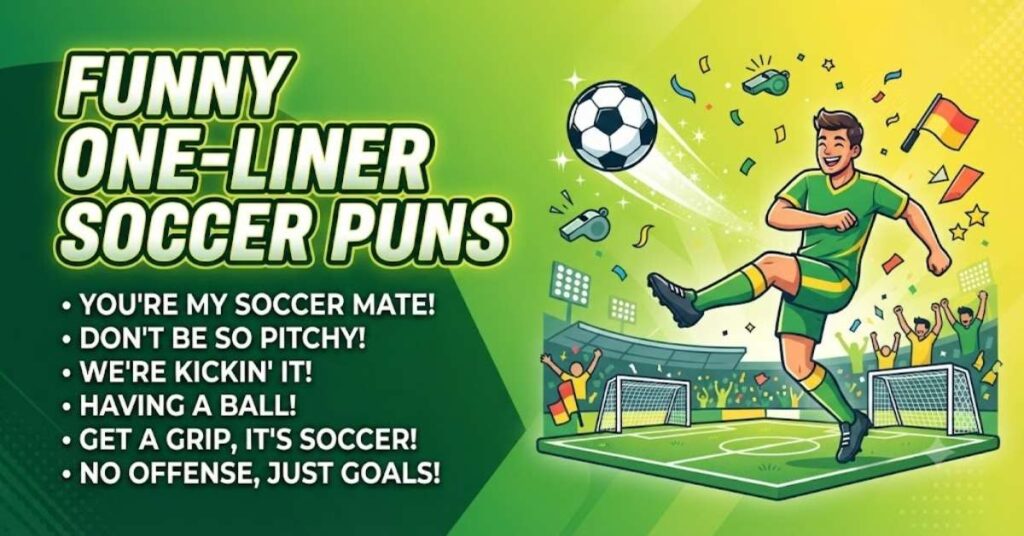 Funny One-Liner Soccer Puns 