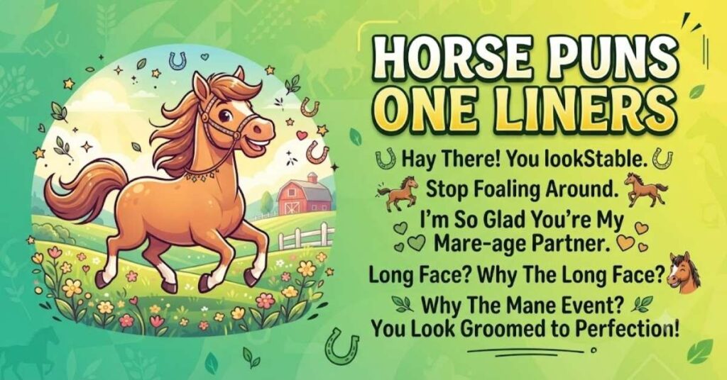 Horse Puns One Liners