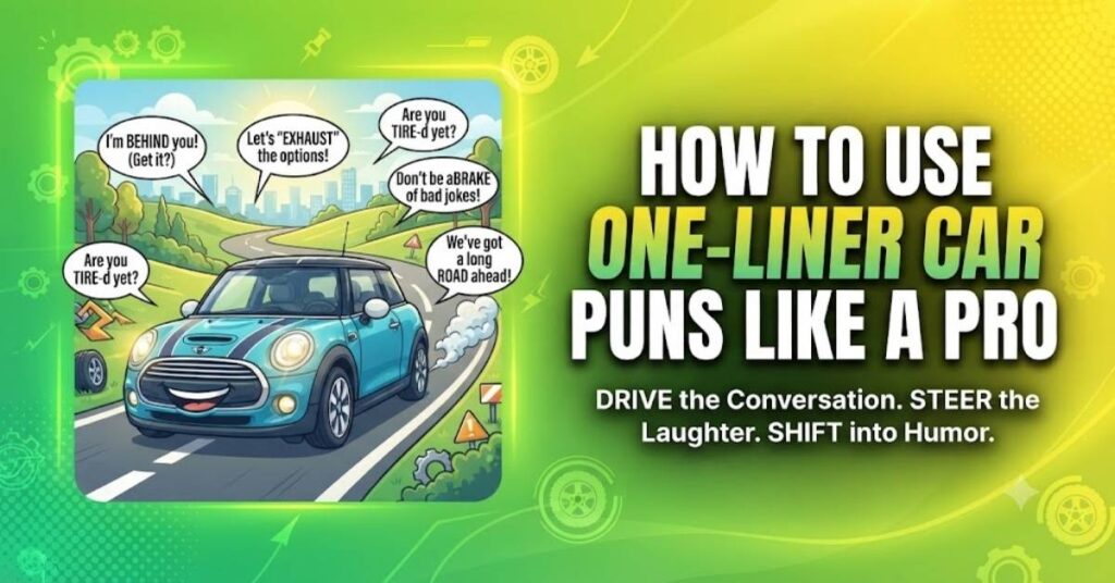 How to Use One-Liner Car Puns Like a Pro