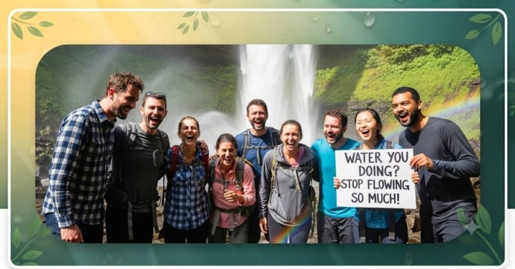 Instagram Caption Waterfall Puns