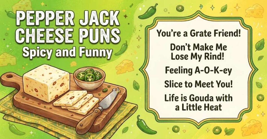 Pepper Jack Cheese Puns: Spicy and Funny