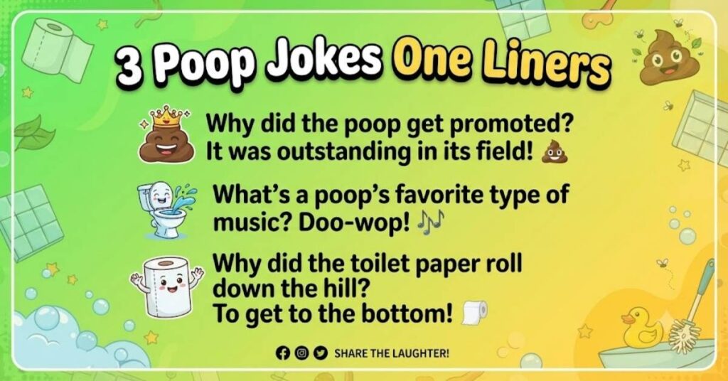 Poop Jokes One Liners