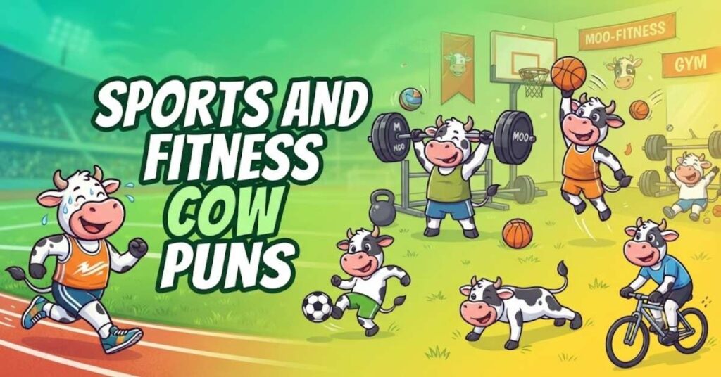 Sports and Fitness Cow Puns