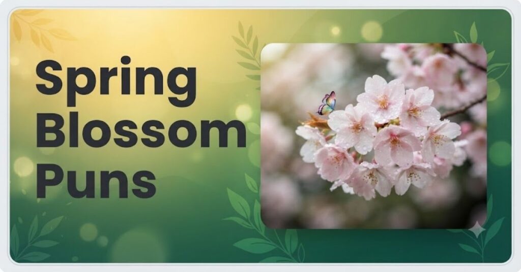 Spring Blossom Puns