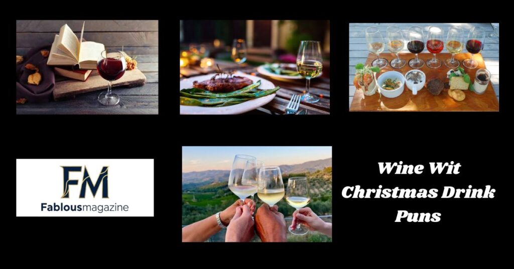 Wine Wit Christmas Drink Puns
